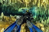 Abenteuer Karibik – Die Höhle "Dan's Cave" auf den Bahamas ist für ihre zauberhaften Stalagmiten und Stalaktiten bekannt.