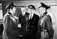 Zur See – v.li.: Erik S. Klein, Günter Naumann, Horst Drinda, Norbert Christian.