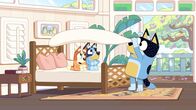 Bluey – L-R: Bingo, Bluey, Bandit