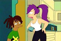 Futurama – L-R: Dwight, Leela
