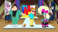 American Dad! – L-R: Stan, Klaus, Jeff, Roger