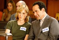 Monk – Pictured: (l-r) Natalie Teeger (Traylor Howard), Adrian Monk (Tony Shalhoub)