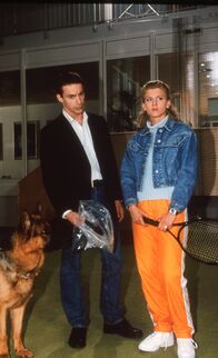 Kommissar Rex – Gedeon Burkhard (Alexander Brandtner), Eva Habermann (Karin Klein).