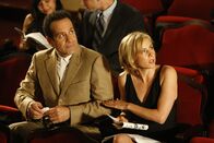 Monk – L-R: Adrian Monk (Tony Shalhoub), Natalie Teeger (Traylor Howard)