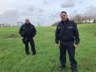 Auf Streife – Michael (l.); Tobias (r.)