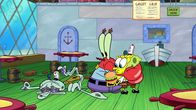 SpongeBob Schwammkopf – L-R: Squidward, Mr. Krabs, SpongeBob