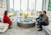 God Friended Me – Parminder Nagra (Pria), Suraj Sharma (Rakesh), Brandon Micheal Hall (Miles Finer).