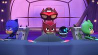PJ Masks - Pyjamahelden – L-R: Catboy, Owlette, PJ Robot, Gekko