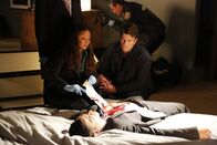 Castle – L-R: Elizabeth Weston (Salli Richardson-Whitfield) Castle (Nathan Fillion)