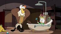 DuckTales – L-R: Launchpad McQuack, Louie Duck