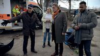 Lenßen übernimmt – Ingo Lenßen (3.v.l.); Ben Handke (r.)