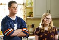 The Real O'Neals – Matthew Shively (Jimmy), Bebe Wood (Shannon).