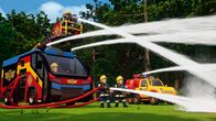 Feuerwehrmann Sam – Rettungswagen Jupiter hat nach seiner Überholung noch mehr Funktionen und kann noch besser Feuer löchen.