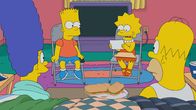 Die Simpsons – (v.l.n.r.) Marge; Bart; Lisa; Homer