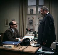 Tatort – Kriminaloberinspektor Veigl (Gustl Bayrhammer, rechts) und N.N.