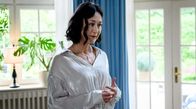 Sturm der Liebe – Sophia (Krista Brikner) erkennt herausgefordert, dass es nicht leicht wird, Christoph zu erobern.