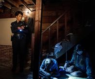 9-1-1 Notruf L.A. – (v.l.n.r.) Athena Grant (Angela Bassett); Clement (Sean Hayman); Noreen (Alisha Seaton)