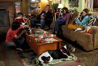 The Middle – Eigentlich wollte sich Brick (Atticus Shaffer, 2.v.l.) nur um einen Hund kümmern, doch dann kommen für Axl (Charlie McDermott, l.), Mike (Neil Flynn, 3.v.l.), Frankie (Patricia Heaton, 2.v.r.) und Sue (Eden Sher, r.) noch ein paar super-süße Welpen dazu ...