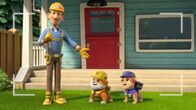 Rubble und Crew – v.li.: Hank Hammer, Rubble, Mix