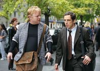 ... und dann kam Polly – Rat aus berufenem Mund, v.li.: Philip Seymour Hoffman als Sandy Lyle, Ben Stiller als Reuben Feffer