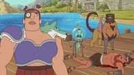 Krapopolis – v.li.: Stupendous, Hippocampus, Shlub