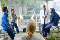 Grey's Anatomy – Anthony Hill (Dr. Winston Ndugu), Kelly McCreary (Dr. Maggie Pierce), James Pickens Jr. (Dr. Richard Webber), Jesse Williams (Dr. Jackson Avery).