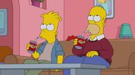 Die Simpsons – Bart (l.); Homer (r.)