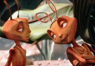Antz – Die Arbeiterameise Z hat sich in Prinzessin Bala verliebt.
