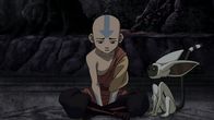 Avatar - Herr der Elemente – L-R: Aang, Momo