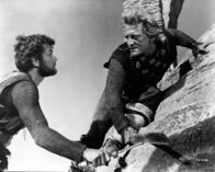Die Wikinger – Tony Curtis (Eric), Kirk Douglas (Einar).