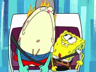 SpongeBob Schwammkopf – L-R: Mrs. Puff, SpongeBob