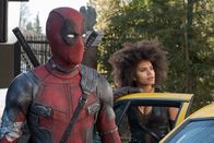 Deadpool 2 – L-R: Wade Wilson / Deadpool / Voice of Juggernaut (Ryan Reynolds) and Domino (Zazie Beetz)