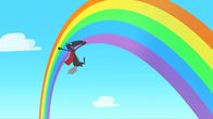 Wolf – Wolf hätte gerne einen Arm voll Regenbogen für Wolfine.