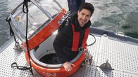 Einstein – Moderator Tobias Müller steigt ins U-Boot. Copyright: SRF
