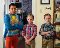Single Parents – L-R: Rory Banks (Devin Trey Campbell), Emma Fogerty (Mia Allan) and Amy Fogerty (Ella Allan)