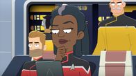 Star Trek: Lower Decks – v.li.: Jack Ransom, Carol Freeman, Shaxs