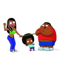 The Cleveland Show – L-R: Roberta, Rallo and Cleveland Brown Jr.