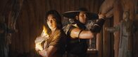 Mortal Kombat – L-R: Ludi Lin als Liu Kang, Max Huang als Kung Lao