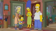 Die Simpsons – (v.l.n.r.) Blythe; Calvin; Marge; Homer