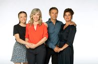 Rote Rosen – â€žRote Rosenâ€œ: Katrin kÃ¤mpft sich in das Leben zurÃ¼ck Neu im Hauptcast: (v.l.n.r.) Mia Zeese (Leonie Beuthner), Katrin Zeese (Nicole Ernst), Florian Zeese (Stefan Plepp), Anke Reichard (Anne Brendler)