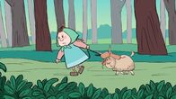 Maschas Märchen – Klein Lena und Klein Ziege laufen nach Hause.
