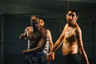 Blockbustaz – Hans (Hans Sarpei, l.), Sol (Eko Fresh, r.) und Volkan (Kida Khodr Ramadan, M.)