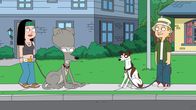 American Dad! – (v.l.n.r.) Haylay; Roger; Fleabiscuit; Jeff