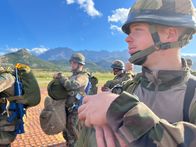 Fremdenlegion – Legionäre müssen bis zu 40 Kilogramm Gepäck am Körper tragen.