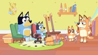 Bluey – L-R: Bandit, Blucy, Bingo, Chilli