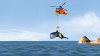 Feuerwehrmann Sam – Feuerwehrmann Sam und seine Crew helfen dem Tier zurück ins Wasser.