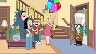 American Dad! – L-R: Klaus, Stan, Hayley, Steve, Francine, Max Jets