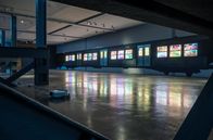 Twist – Alle zwei Jahre wird das gesamte Areal der Völklinger Hütte zum Schauplatz dieser anarchischen Kunstform: so auch die Erzhalle, in der Werke vom französischen Urban-Artist Maxime Drouet zu sehen sind.