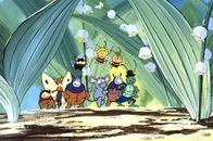 Biene Maja – Die Wiesenbewohner wollen Melvin auf Wiedersehen sagen.