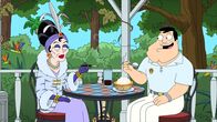 American Dad! – June Rosewood, l.; Stan, r.